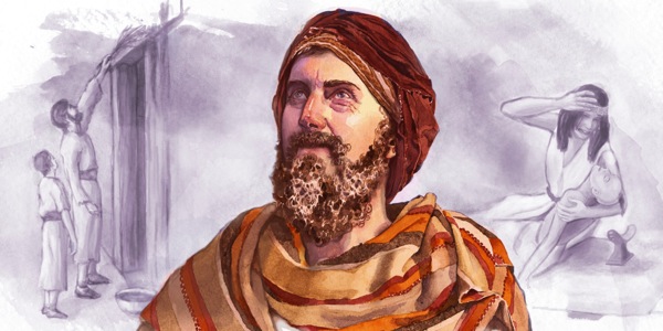 1. Israelitas aspergindo sangue no portal; 2. Moisés olhando atentamente como se estivesse vendo Aquele que é invisível; 3. Uma mãe egípcia segurando o filho morto