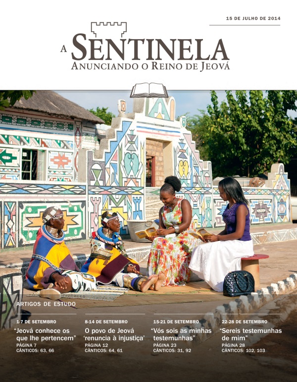 Capa da Edição de Estudo de A Sentinela, 15 de julho de 2014
