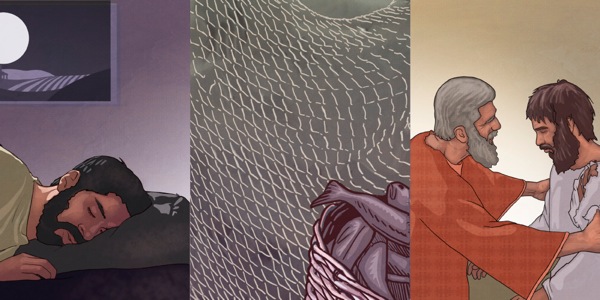 As ilustrações de Jesus sobre o semeador que dorme, a rede de arrasto e o filho pródigo