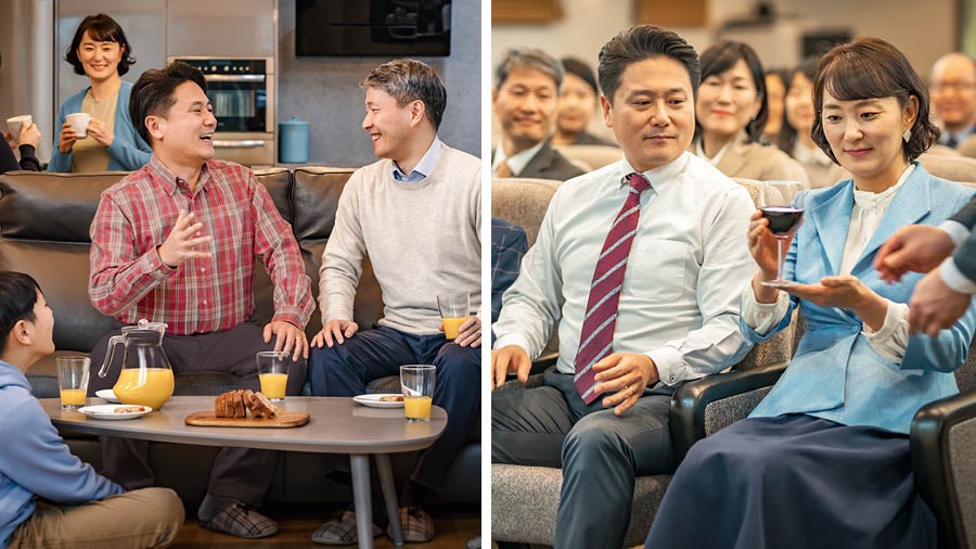 Uma irmã convidou irmãos de sua congregação para ir à sua casa e conhecer seu marido descrente; mais tarde, o marido assiste à Celebração com a esposa