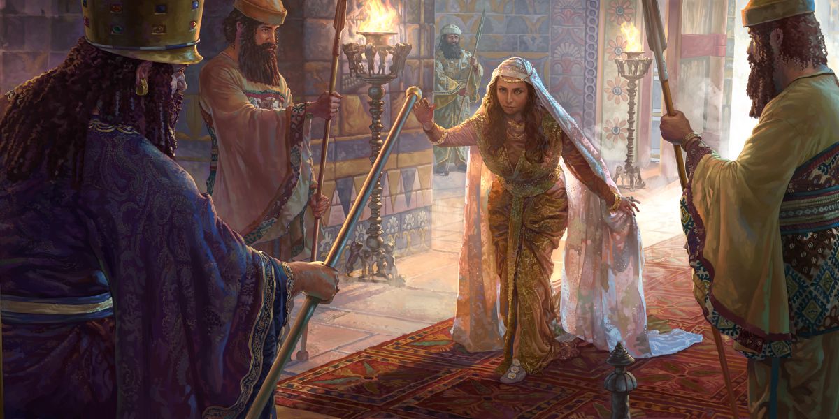 El rei Xerxes li estén el ceptre a la reina Ester