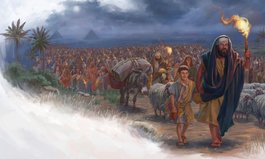 Els israelites ixen d’Egipte