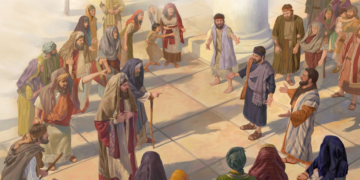 Pere i Joan prediquen amb valentia a pesar de l’oposició dels sacerdots i els saduceus
