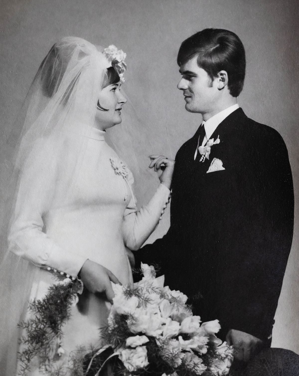 Ibolya i István el dia de la seua boda.