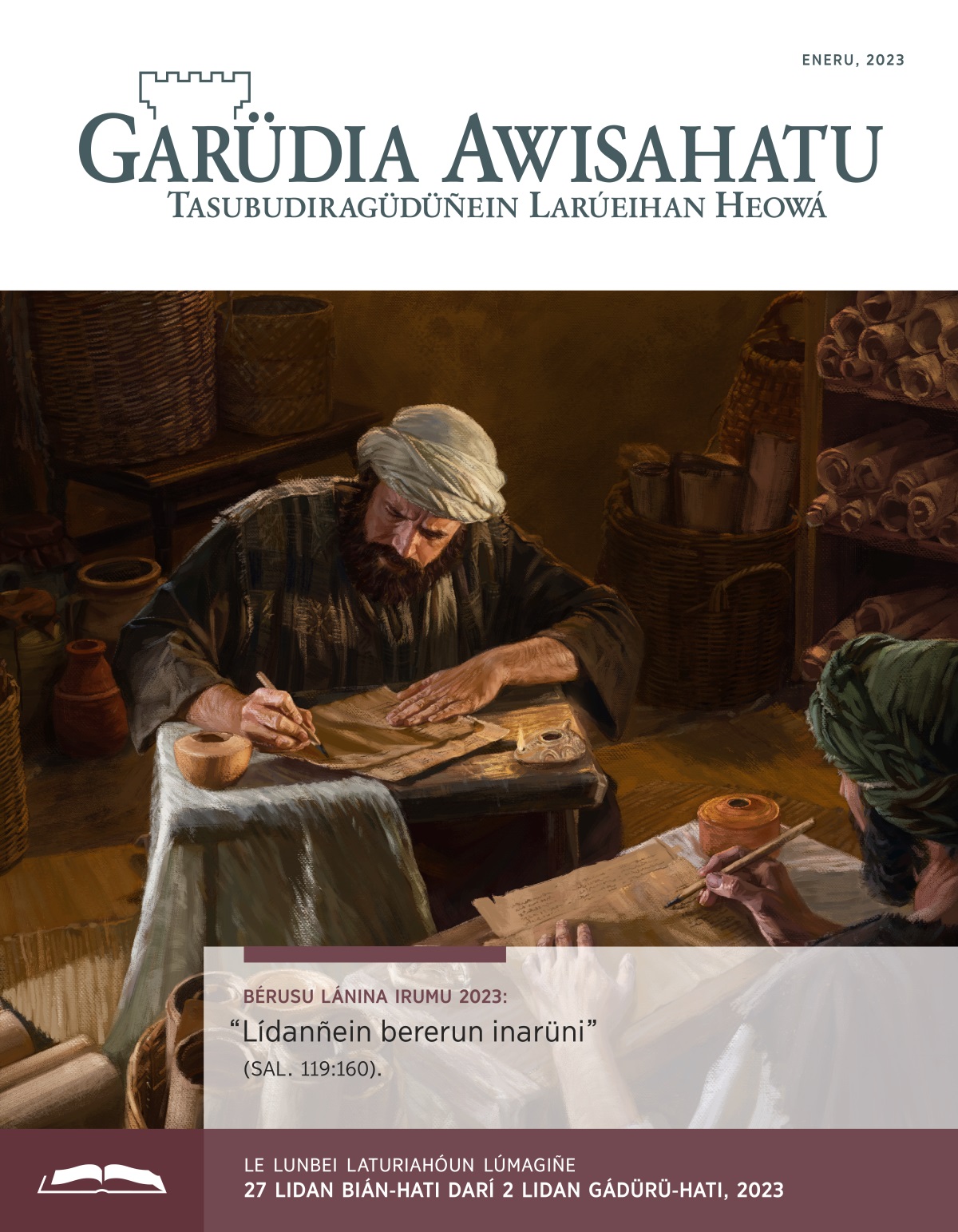 Garüdia Awisahatu (lánina aturiahani), eneru, 2023.