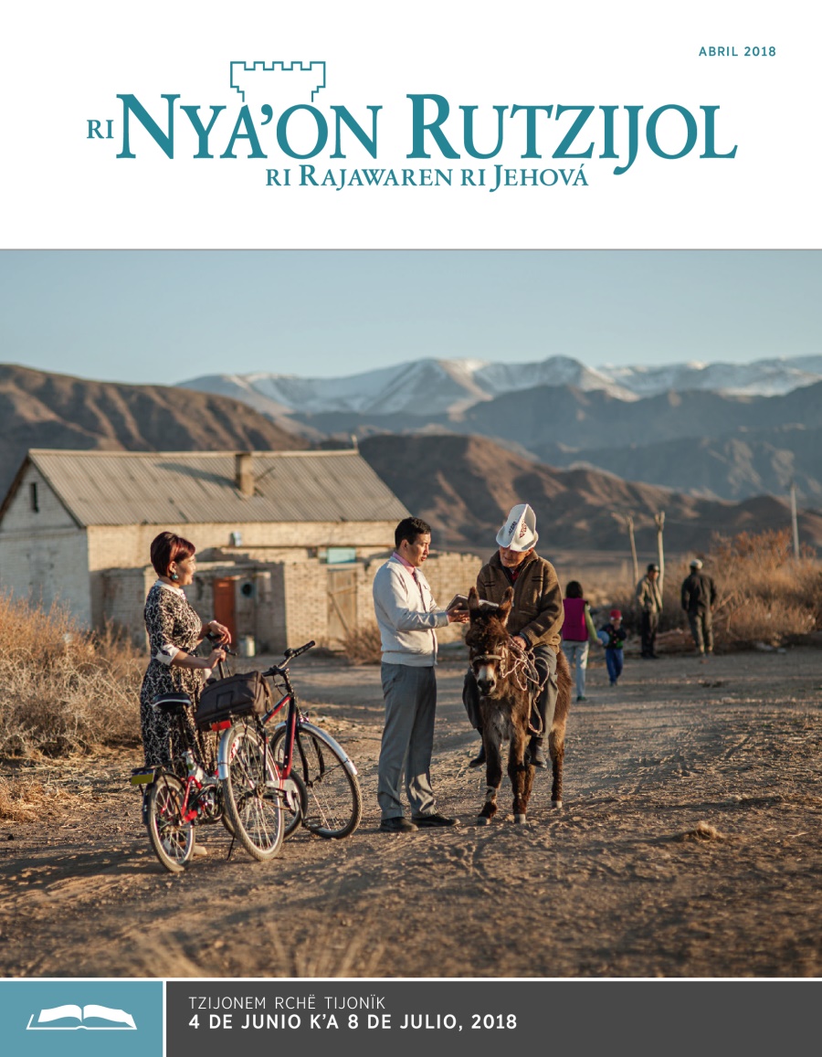 Ri Nyaʼon Rutzijol (rchë tijonïk), abril, 2018