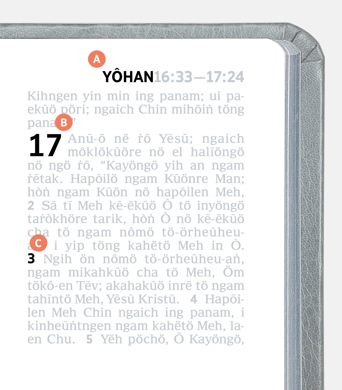 Minë label vamë-eny inlahen ngam A, B, töm C im pěch ngam Paipöl.