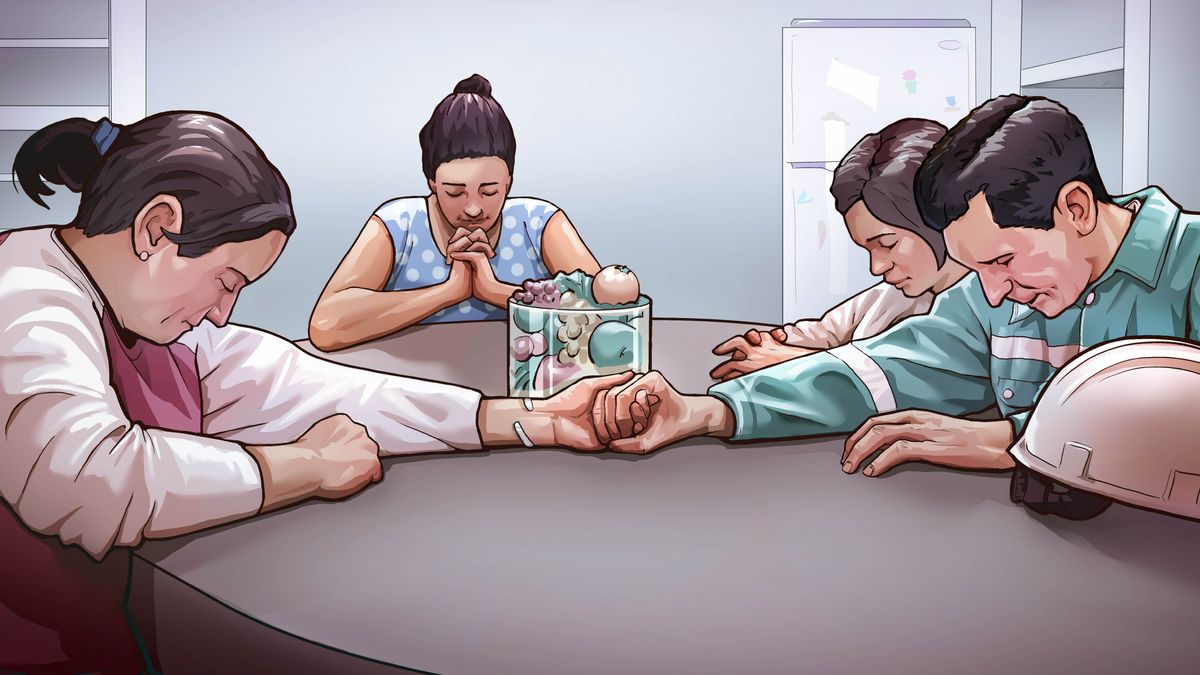 Alaha ngam vitiō “Örheūheu Ang Yāvē Nö Chumkūöṙen Tö Ai.” Kiṙapkö kël ngam pīhöre ang prötör Alvöratō nö vë-ekūötēv nö holtö ngam fëmilīre.