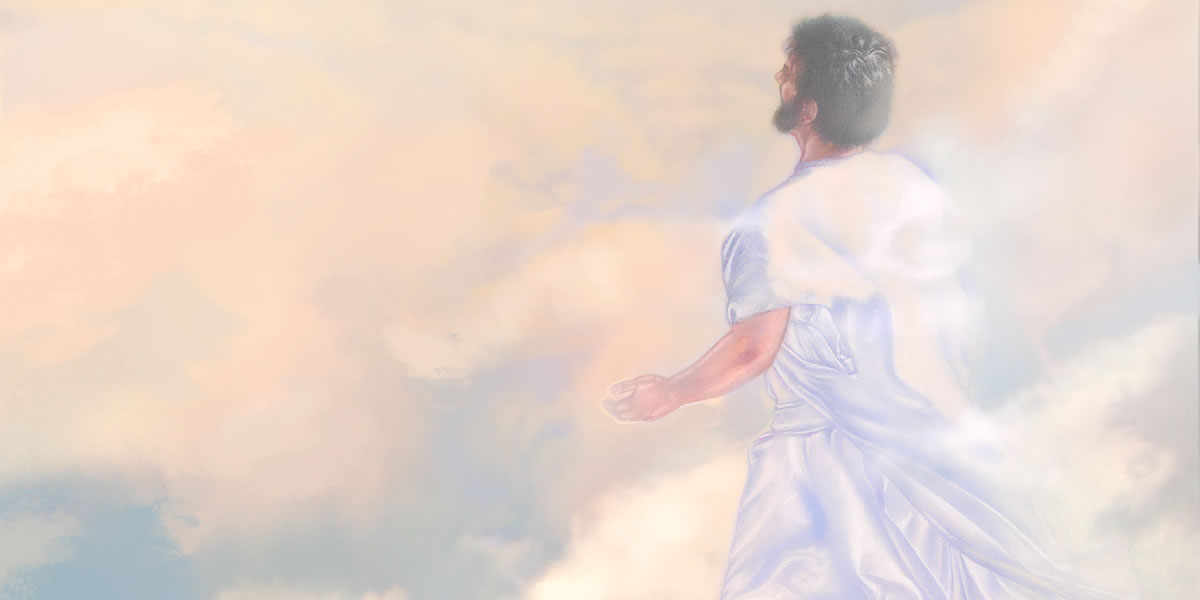 Si Jesus misaka sa langit