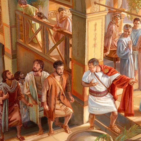 Si Pedro misulod sa balay ni Cornelio