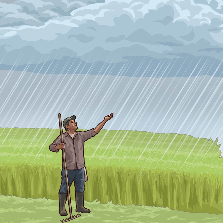 Mag-uuma nga mihangad sa langit dihang miulan.