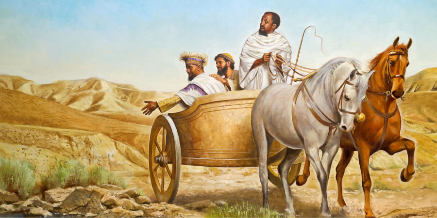 Filipi munddimuwa wa Etiopia alogaga sabwa ya obatiziwa