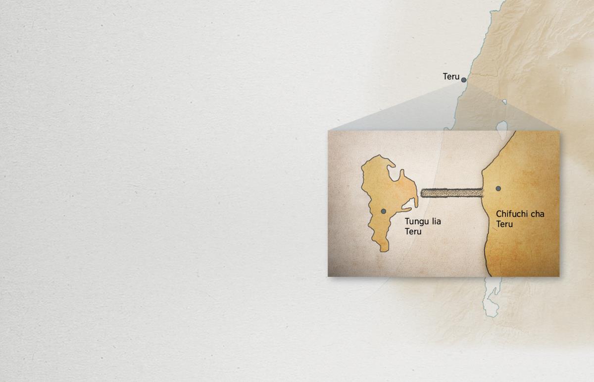 Mapa waze anasolola chifuchi cha Teru ni Tungo lia Teru