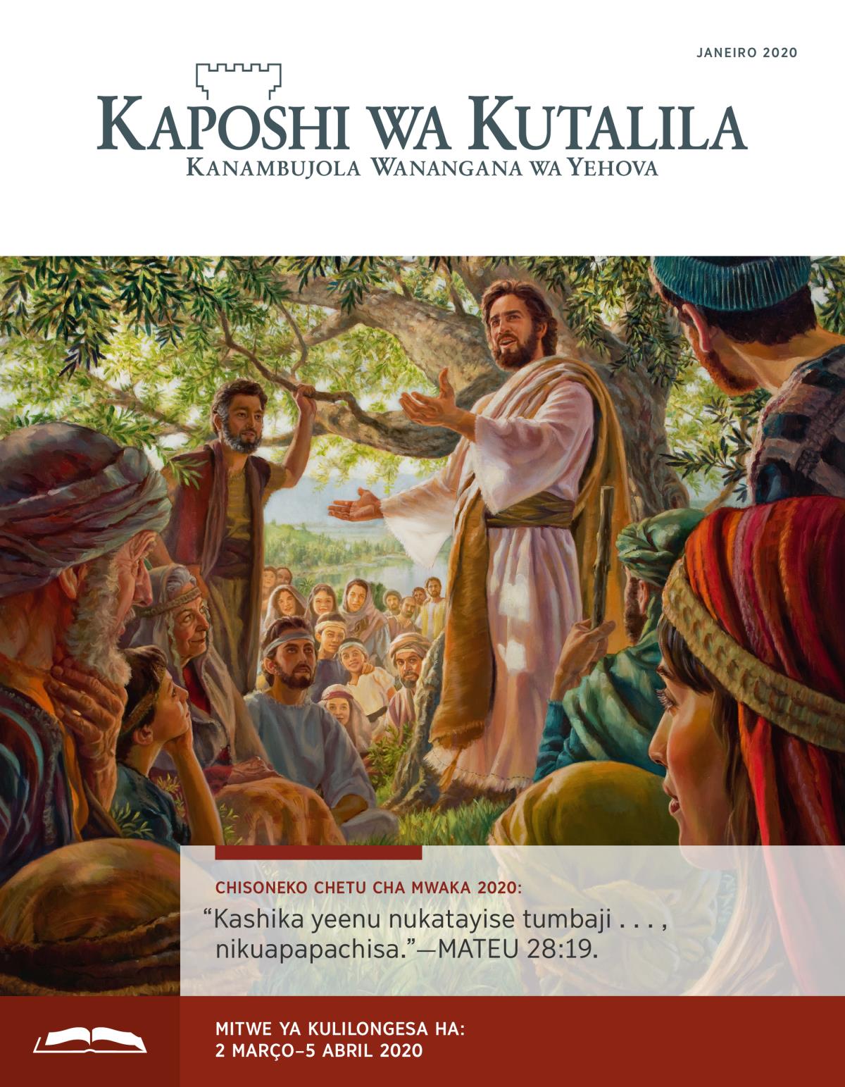 Kaposhi wa Kutalila Wakulilongesa, Janeiro 2020.