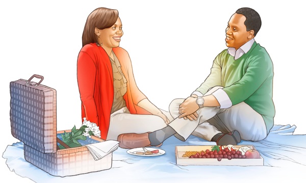 ئە‌و ژن و مێردە بە‌یە‌کە‌وە لە سە‌یرانن