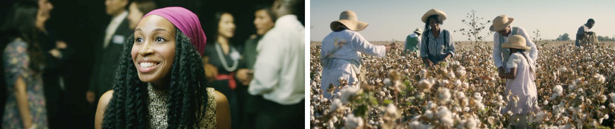 وێنە:‏ دیمە‌نە‌کان لە ڤیدیۆی ویستم شە‌ڕ لە‌گە‌ڵ ناعدالە‌تی بکە‌م.‏ ١.‏ ڕافیکا کاتێک کچێک بوو لە‌گە‌ڵ هاوڕە‌گە‌زە‌کانی خۆی ناچار بوون لە کێڵگە‌ی لۆکە ئیش بکە‌ن.‏ ٢.‏ ڕافیکا زۆر دڵخۆش بوو کاتێک زۆر کە‌سی لە ڕە‌گە‌زە جیاوازە‌کان لە کۆنگرە‌ی شاهیدانی یهوە بینی.‏