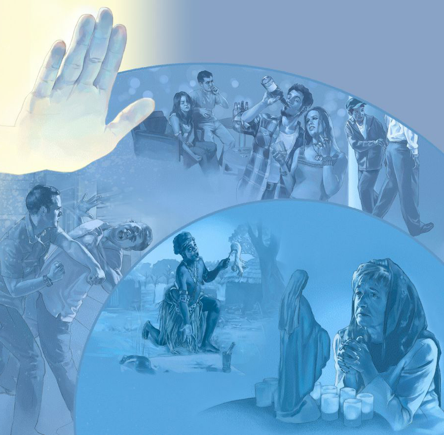 ئە‌م شتانە‌ی خودا ڕقی لێدە‌بێتە‌وە:‏ دزی،‏ سە‌رخۆش بوون،‏ تلیاک،‏ تندوتیژی و بتپە‌رستیە