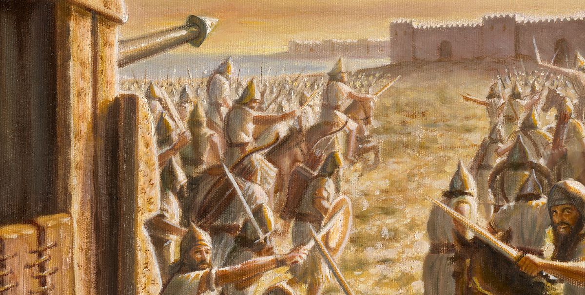 Bann solda Babilonnyen i atak Tir