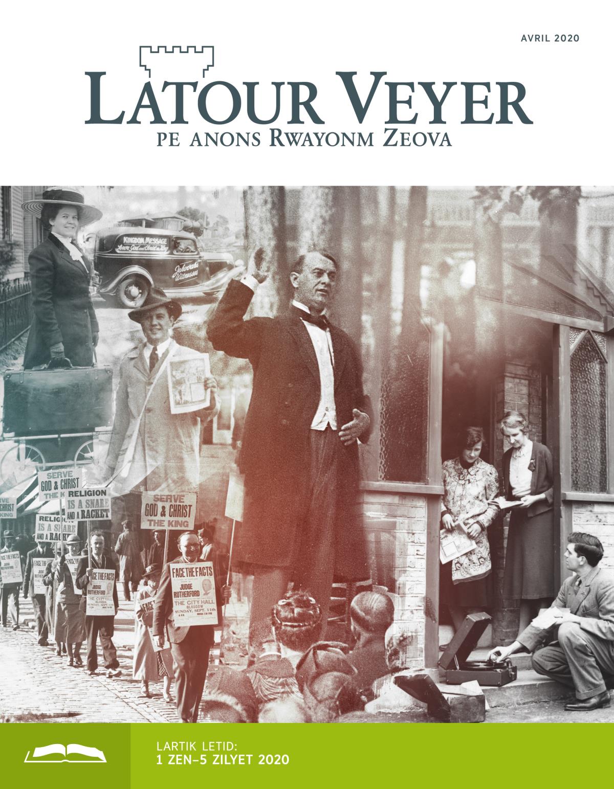 Latour Veyer Edisyon Letid, Avril 2020.