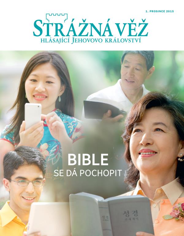 Titulní strana časopisu Strážná věž, prosinec 2015 | Bible se dá pochopit