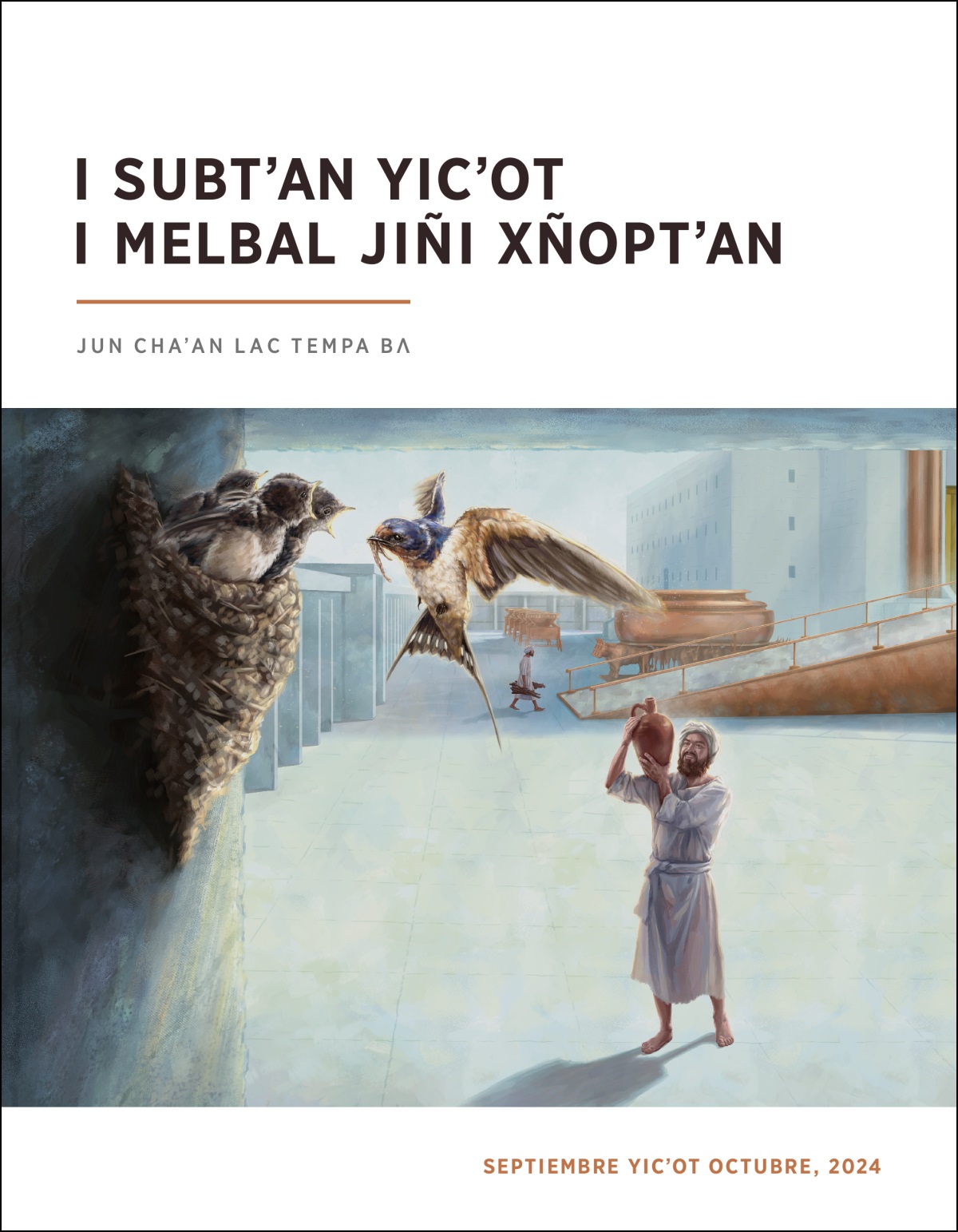 Tiʼ jumpatlel jiñi templo, juntiquil i yalobil Coré woliʼ qʼuel i cʼuʼ jiñi xwijlis i miʼ ñaʼtan chaʼan wen cheʼ lajalic jaʼel bajcheʼ jiñi xmateʼmut.