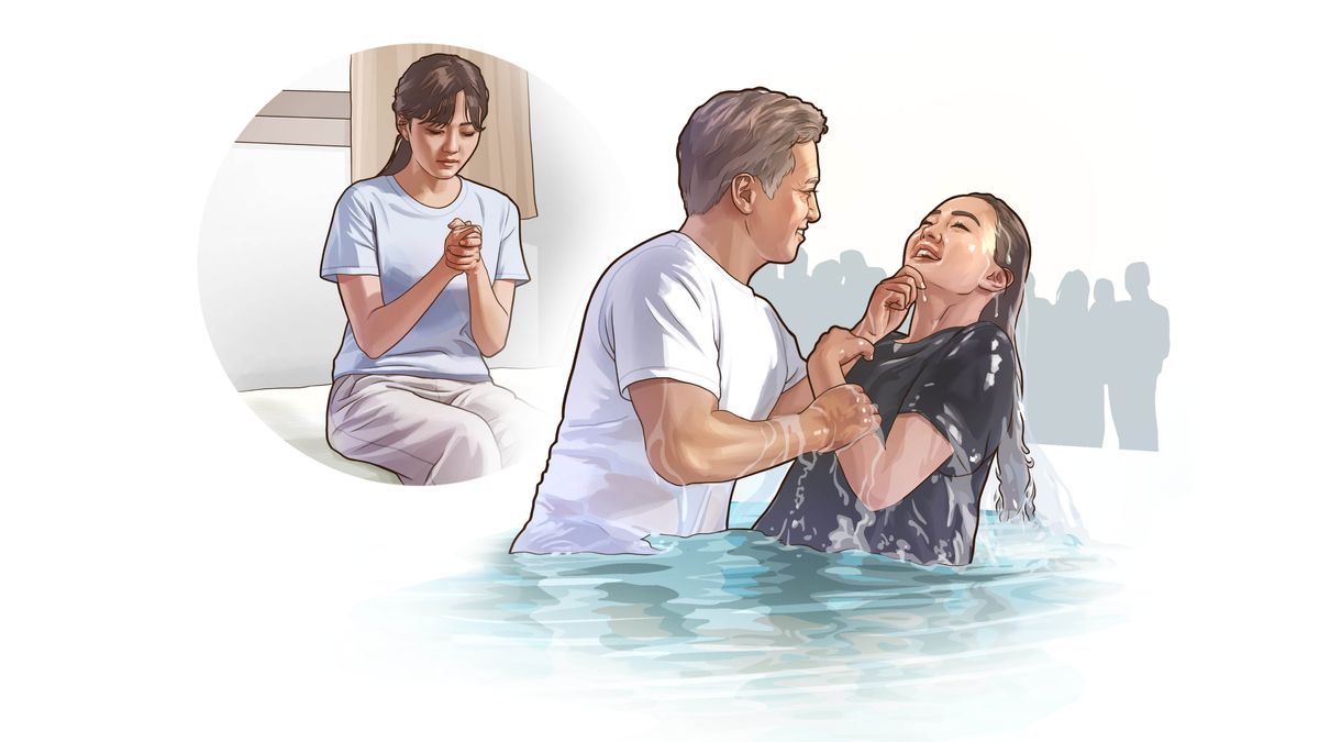 Dibujo tac: 1. Juntiquil xchʼoc woliʼ melben oración Jehová. 2. Wolix i chʼʌmjaʼ.