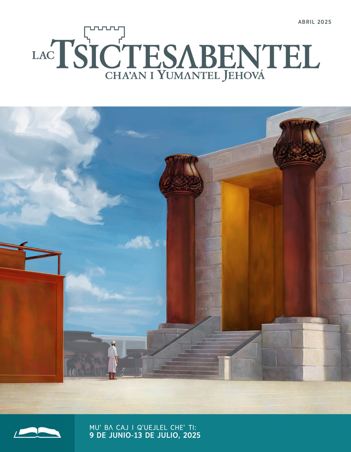 Juntiquil levita waʼal tiʼ tʼejl jiñi pulʌntib melbil bʌ ti cobre yicʼot tiʼ puertajlel jiñi templo.