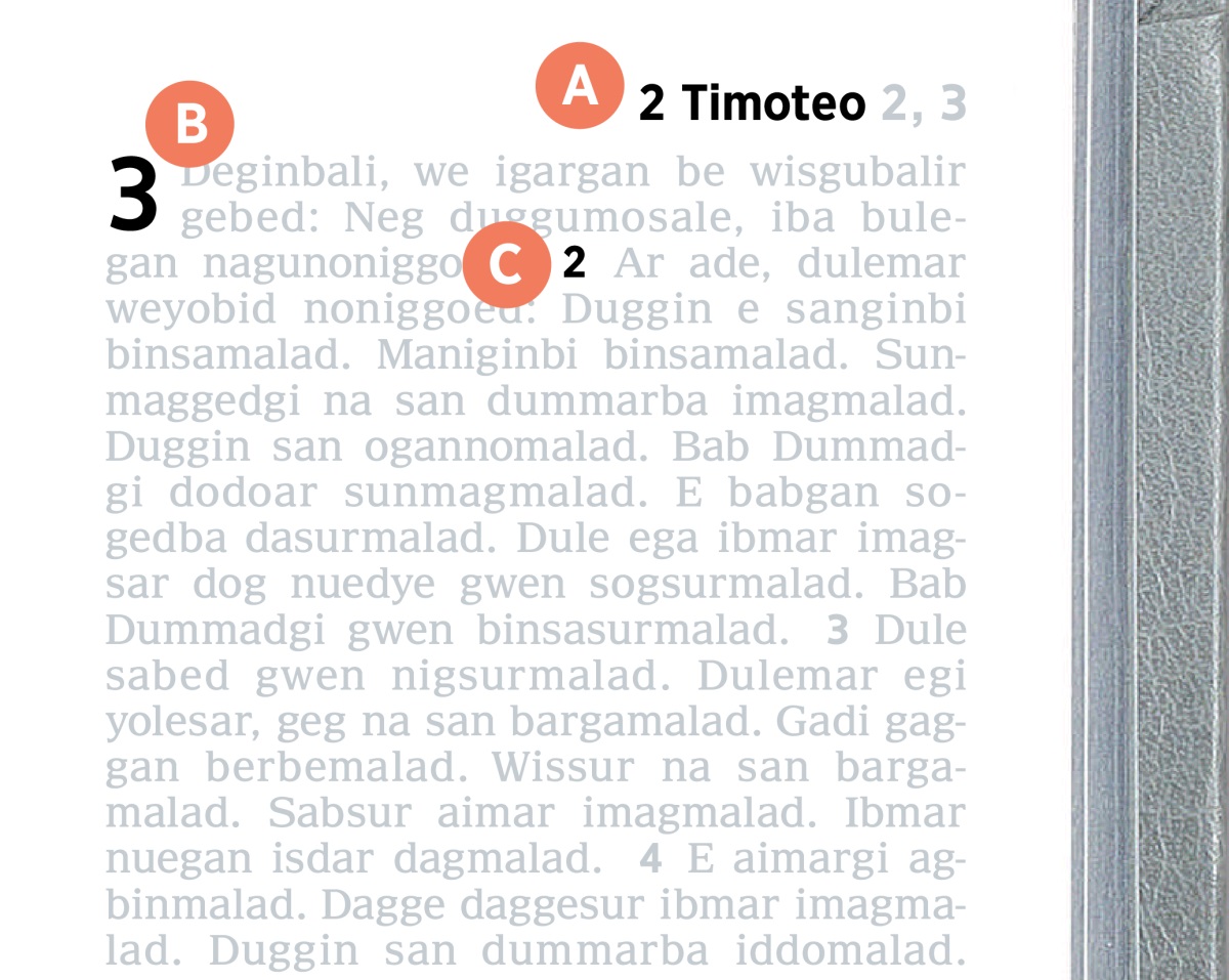 Bibliagi A, B, C soglenaidgad ibmarmar.