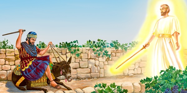 Angel e idu igargi gwissi daggargua, asna, Balaamga sunmasad