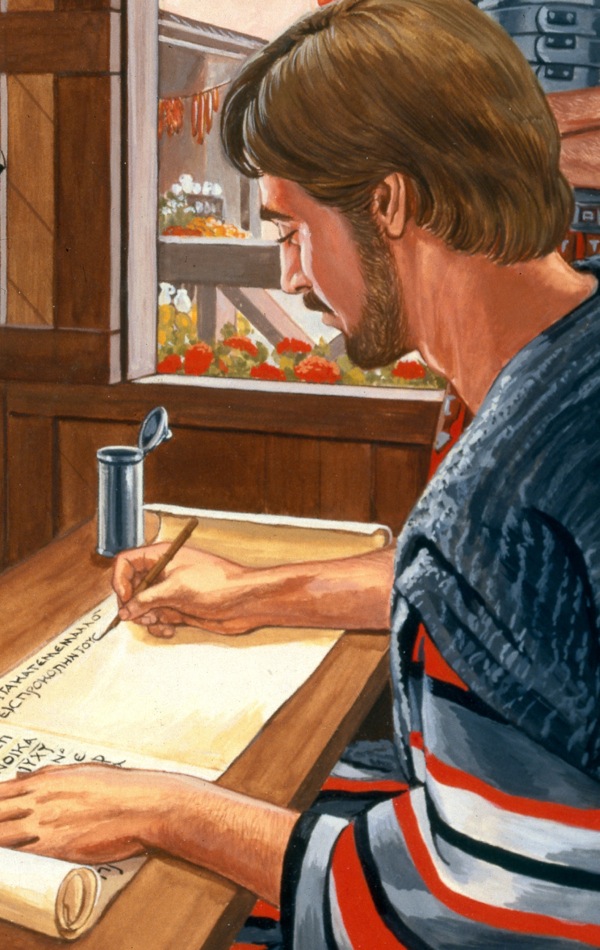 Timotheus yn ysgrifennu geiriau Paul