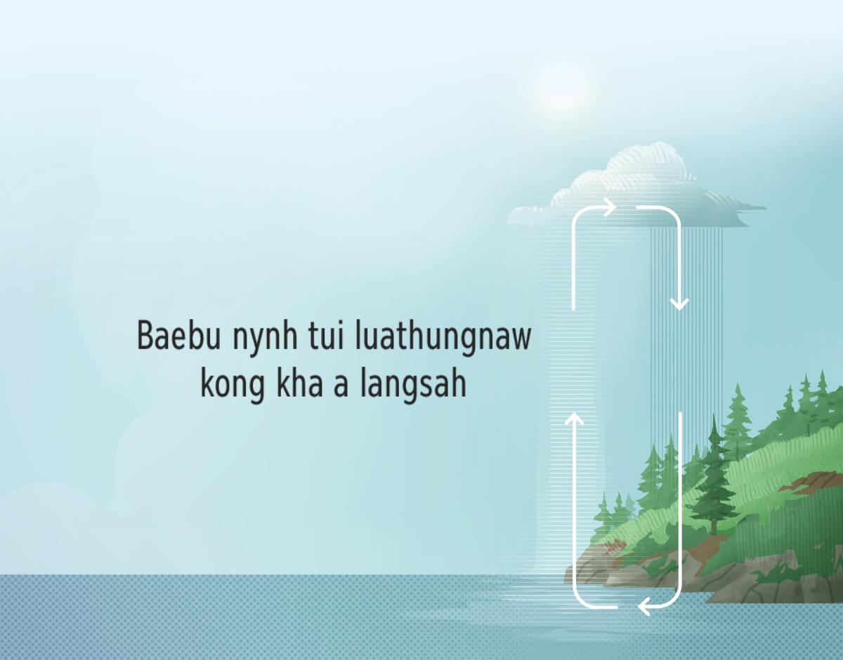 Baebu nynh tui luathungnaw kong kha a langsah. Suimilang a cceihpaw hawte a pyngpaw lungkhu e ccoi langsah paw tuh laephi te khivae laku e tui luathung naw kha a langsah paw.