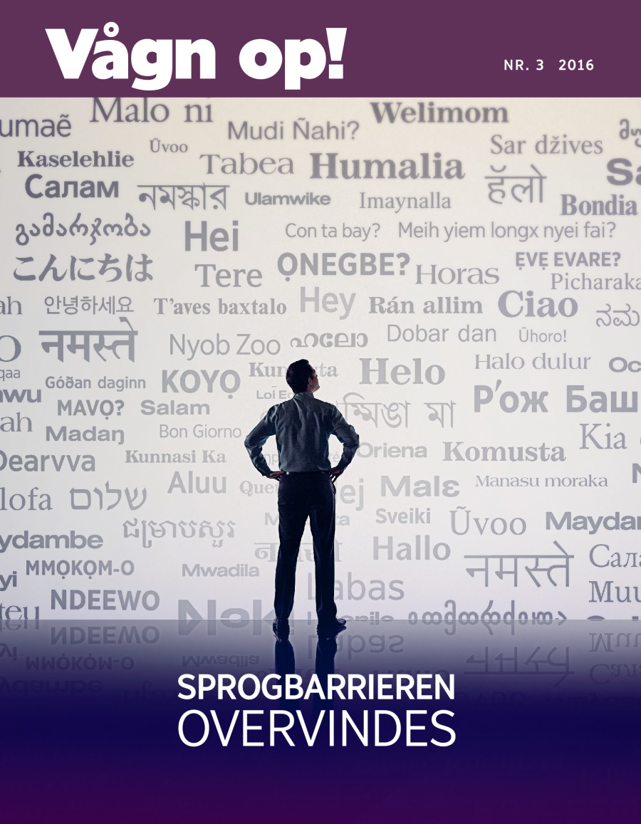 Bladet Vågn op!, nr. 3 2016 | Sprogbarrieren overvindes