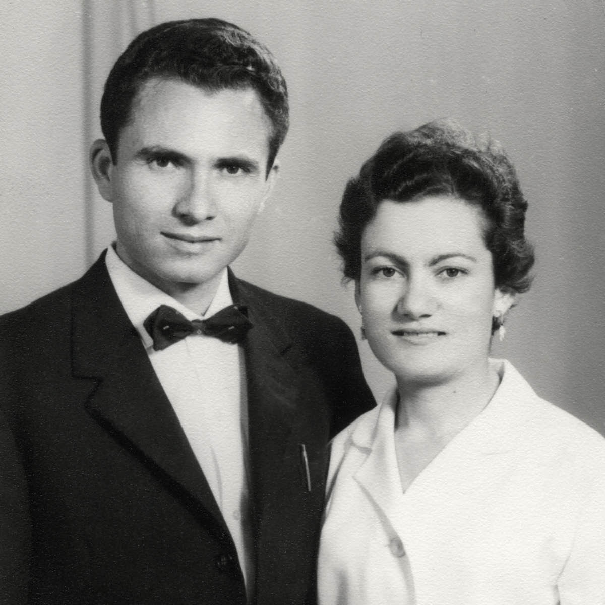 Antonio og Dorina på deres bryllupsdag.