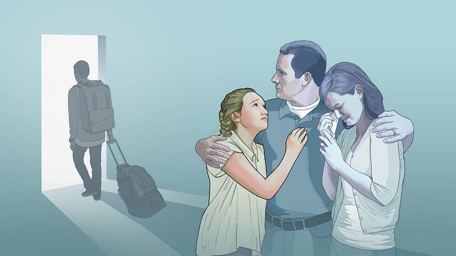 En ung pige er bange for at hun måske også vil gøre noget forkert fordi hendes bror er blevet udelukket og har forladt familien