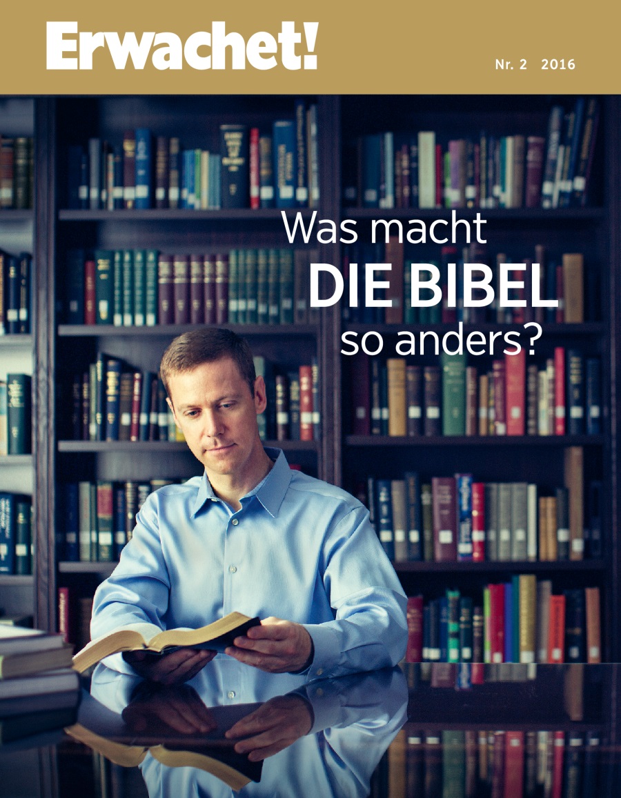 Titelseite des Erwachet!, Nr. 2 2016 | Was macht die Bibel so anders?