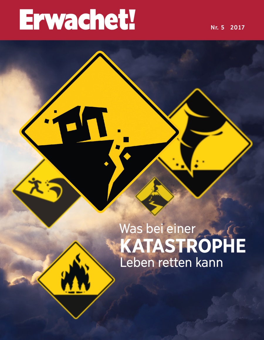 Titelseite des Erwachet!, Nr. 5, 2017 | Was bei einer Katastrophe Leben retten kann