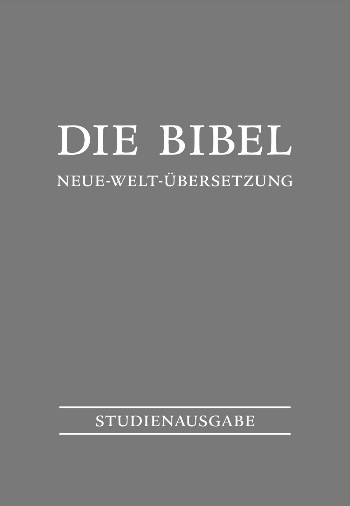 Titelseite: Die Bibel. Neue-Welt-Übersetzung (Studienausgabe)