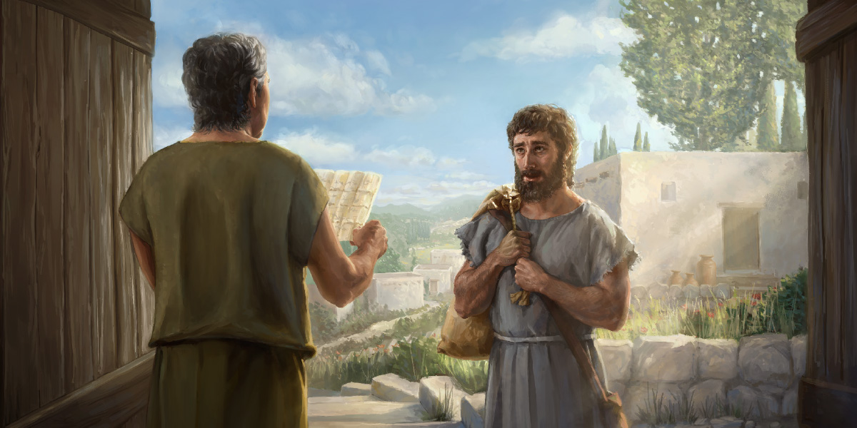 Onesimus kehrt zu seinem Herrn Philemon zurück