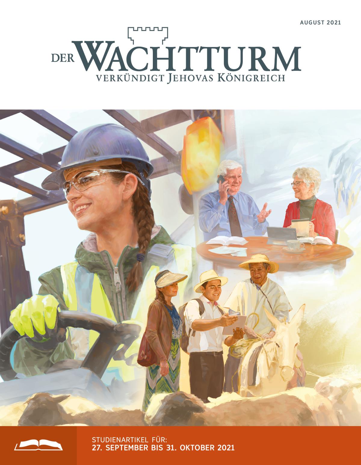Der Wachtturm – Studienausgabe, August 2021.