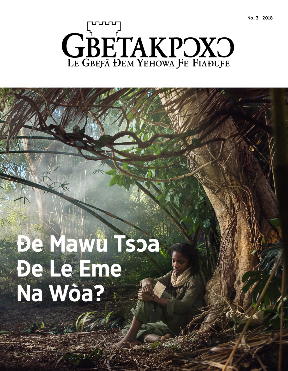 Gbetakpɔxɔ magazine, No. 3, 2018 | Ðe Mawu Tsɔa Ðe Le Eme Na Wòa?