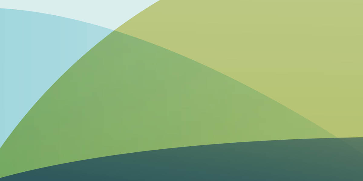 Blue and green shapes.