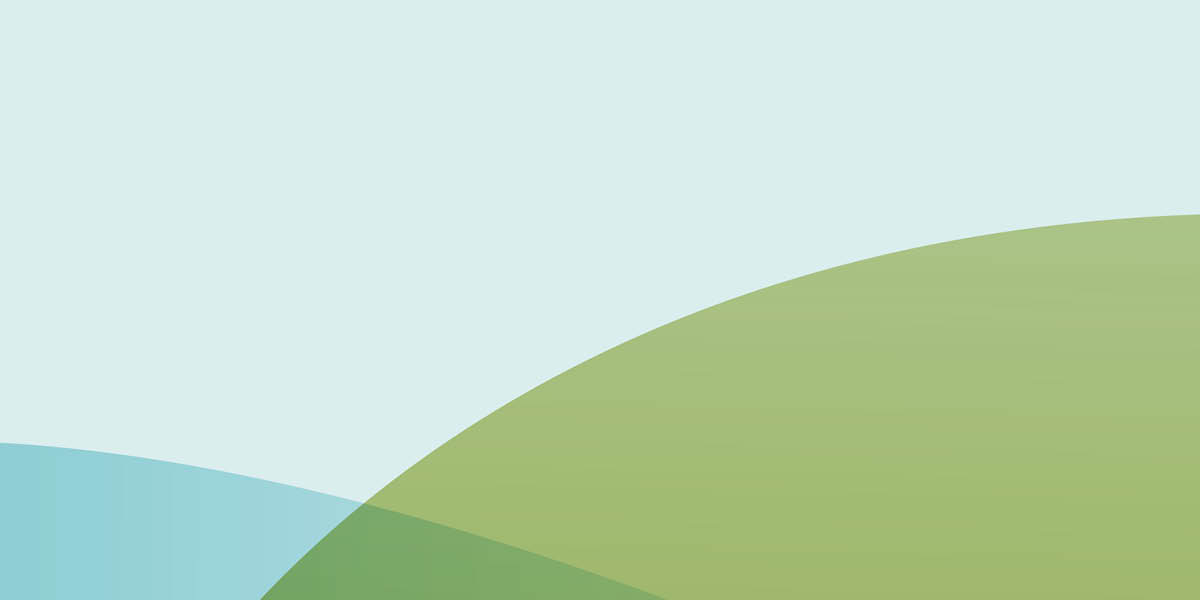 Blue and green shapes.