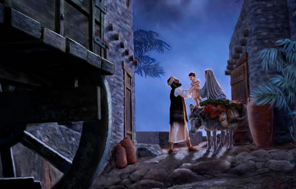 Okoneyo edi emi, Joseph ayak Jesus ọnọ Mary nte mmọ ẹben̄ede idem ndidaha
