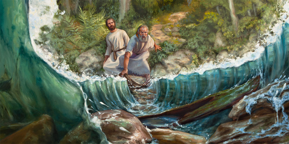 Elisha ese nte Elijah adade ọfọn̄ esie abahade Akpa Jordan