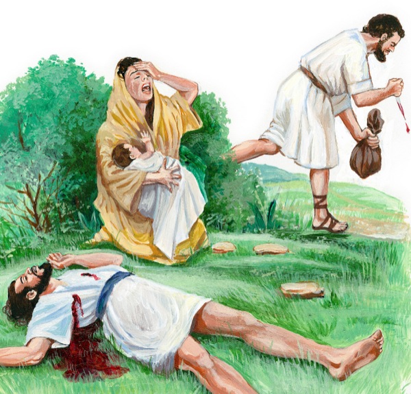 A violent man in Enoch’s day has murdered another man