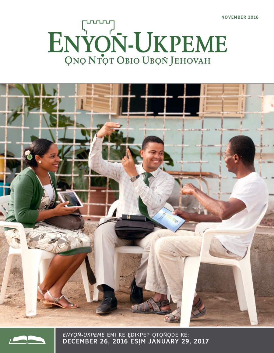 Enyọn̄-Ukpeme Eke Ukpepn̄kpọ, November 2016