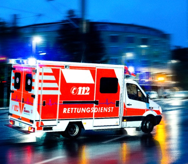 An ambulance