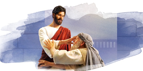 Jesus heals a sick man