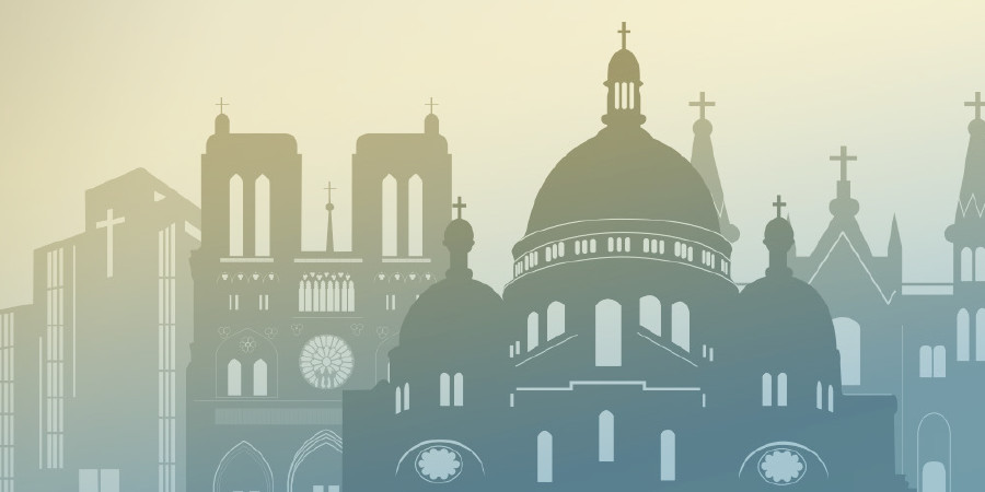 Churches of various Christian religions