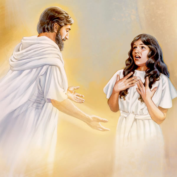 Gabriel appears to Mary